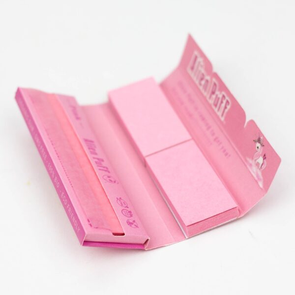 Alien Puff Pink – 1 1/4 size 100% Natural Organic Gum – Rolling paper with Filter Tips [HP2205]_1