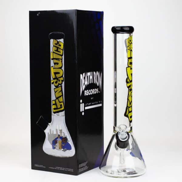 DEATH ROW-15.5" 7 mm Glass water bong by Infyniti [Gin & Juice]_2