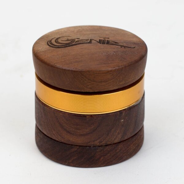 Genie 4 parts wooden cover grinder gift set_2